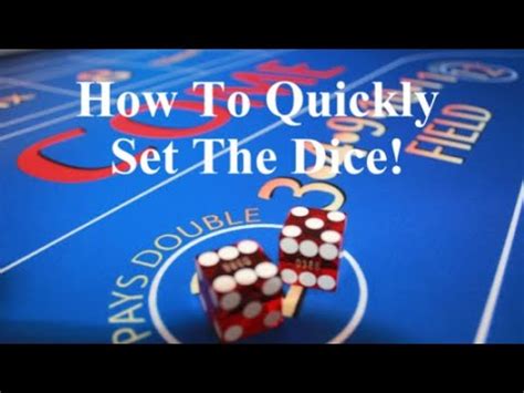 Dice Control (How To Play Craps) .